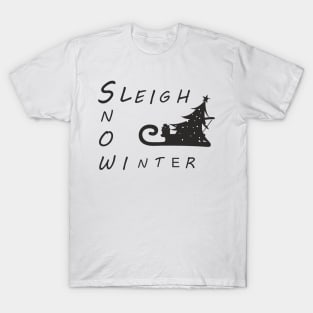 Sleigh, snow, winter T-Shirt